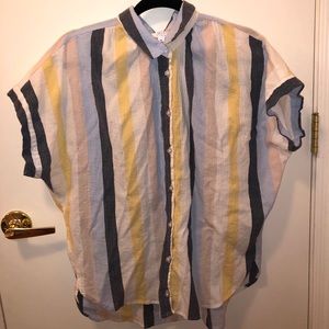 Time and Tru Button Down Blouse